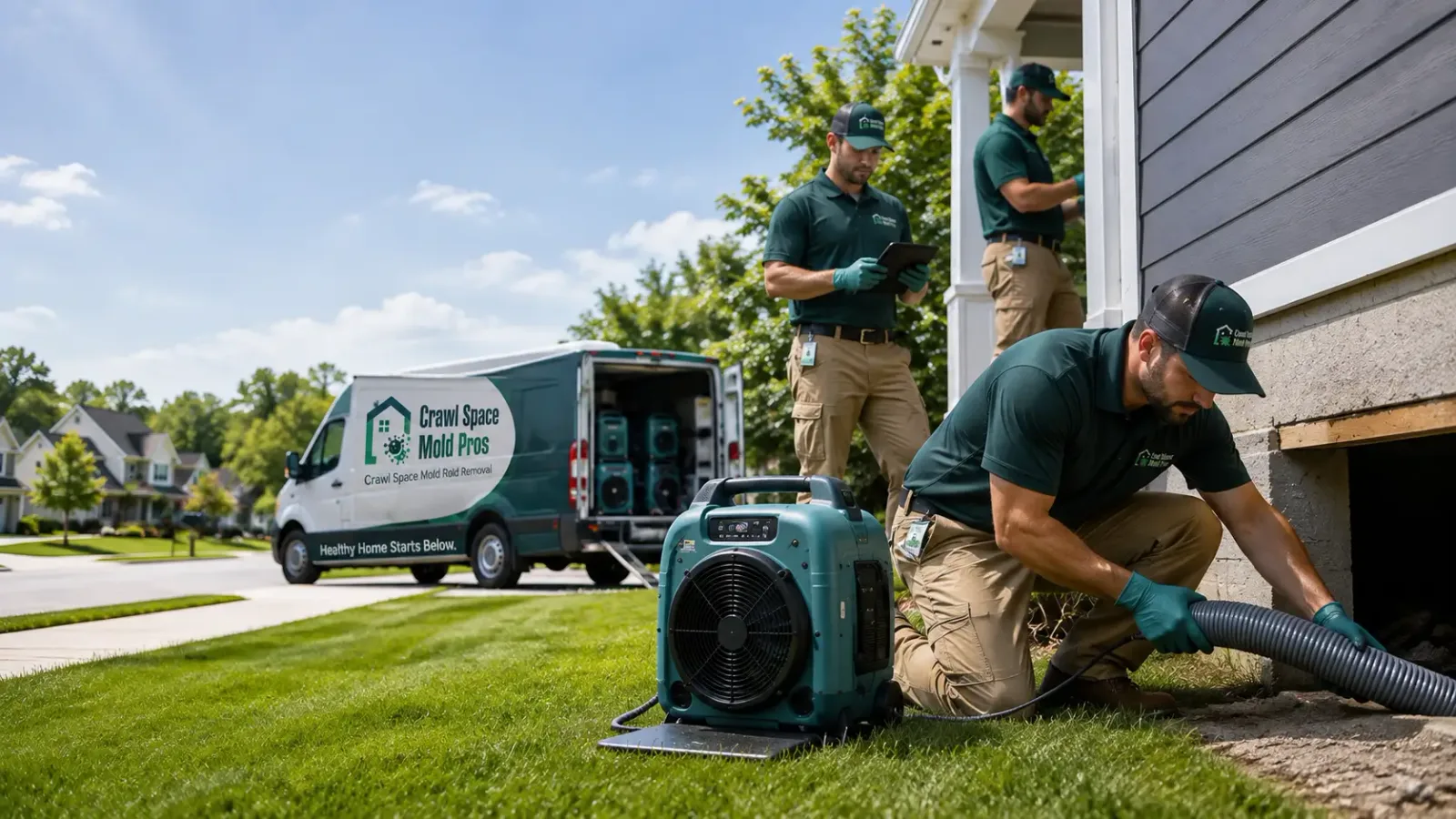Crawl Space Mold Removal in Kewanee, IL